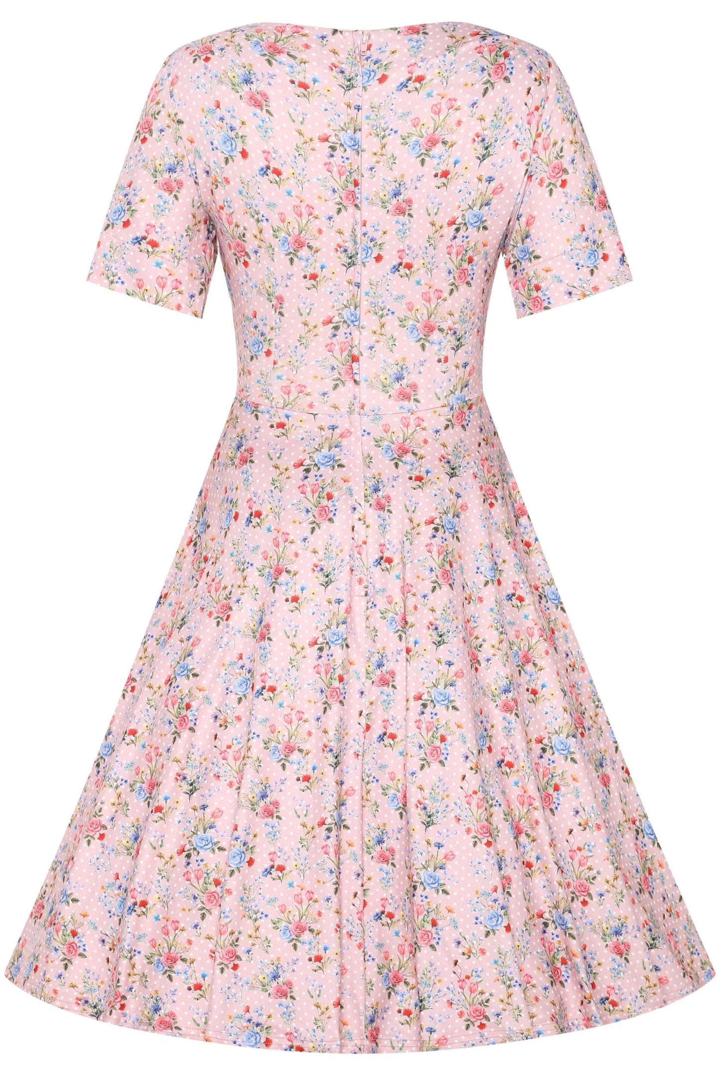 Brenda Summer Pink Meadow Dress
