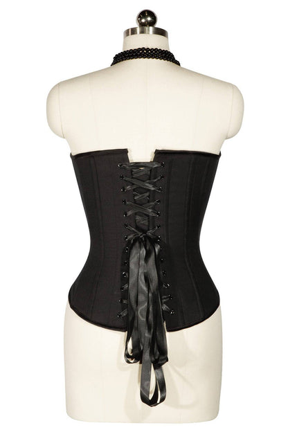D'Amour Steel Boned Corset (Black)