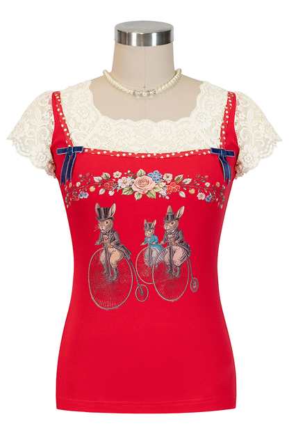 Harptree Village T-Shirt (Red)