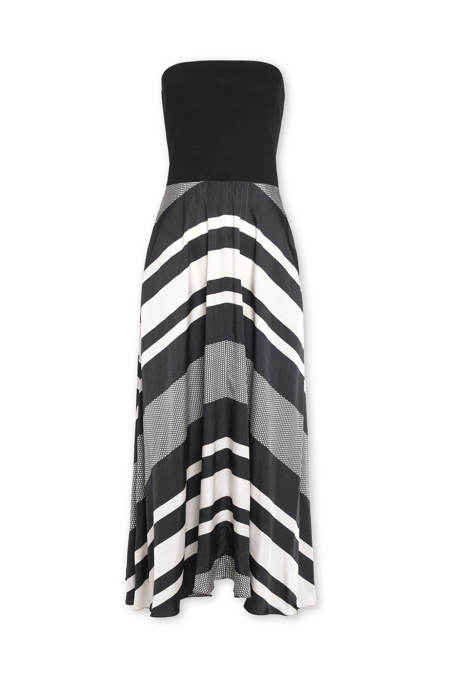 Oakley Printed Combo Knit Midi Dress
