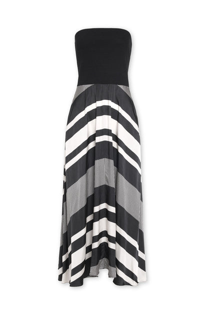 Oakley Printed Combo Knit Midi Dress