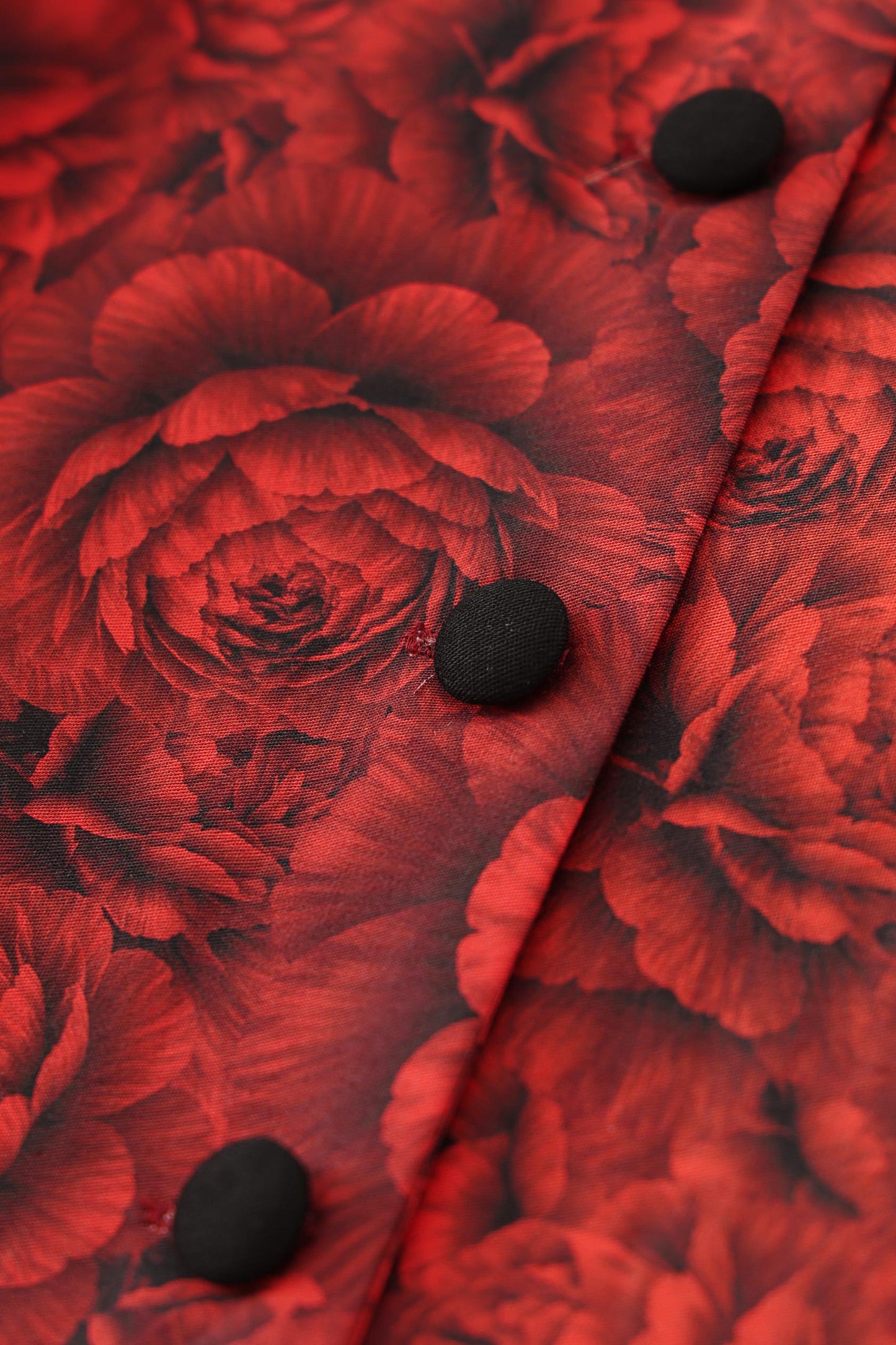 Mollie Gothic Peony Full Circle Shirt Dress
