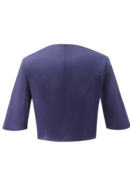 Lisette Navy Blue Bolero Jacket