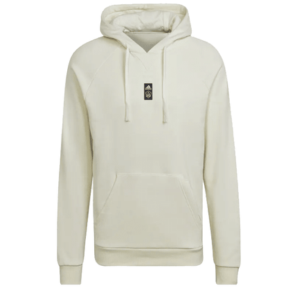 adidas LA Galaxy Travel Hoodie (Beige) | SoccerWearhouse