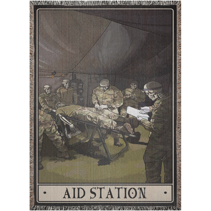 Aid Station Woven Blanket