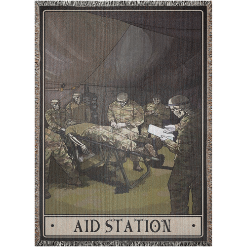 Aid Station Woven Blanket