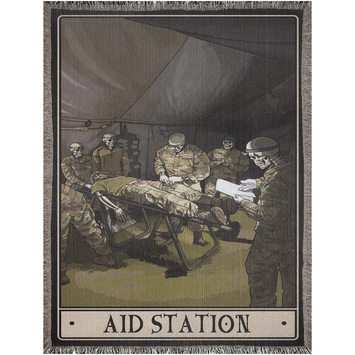 Aid Station Woven Blanket
