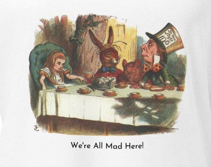 Alice in Wonderland - Mad Tea Party - Women’s V-neck T-shirt - Whippie's