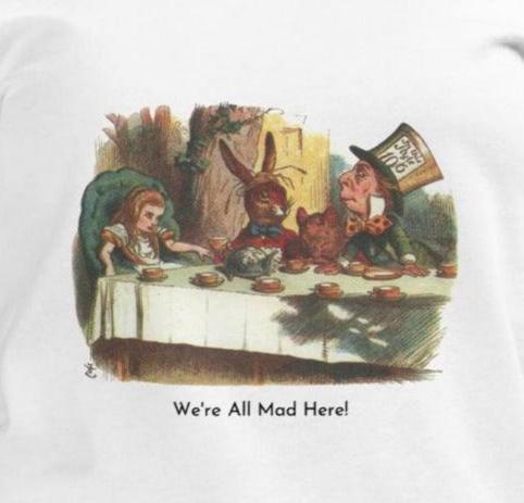 Alice in Wonderland - Mad Tea Party - Youth Short Sleeve T-Shirt - Whippie's