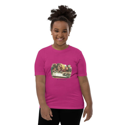 Alice in Wonderland - Mad Tea Party - Youth Short Sleeve T-Shirt - Whippie's