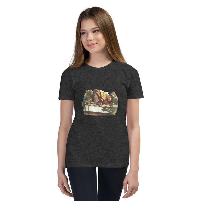 Alice in Wonderland - Mad Tea Party - Youth Short Sleeve T-Shirt - Whippie's