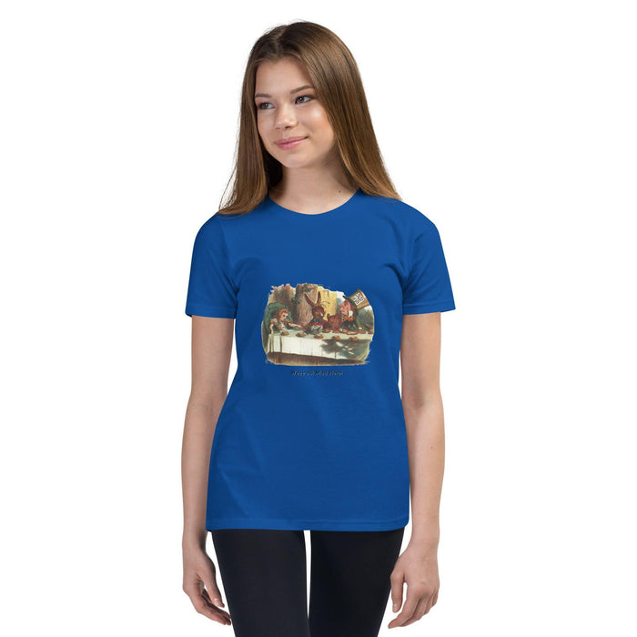 Alice in Wonderland - Mad Tea Party - Youth Short Sleeve T-Shirt - Whippie's