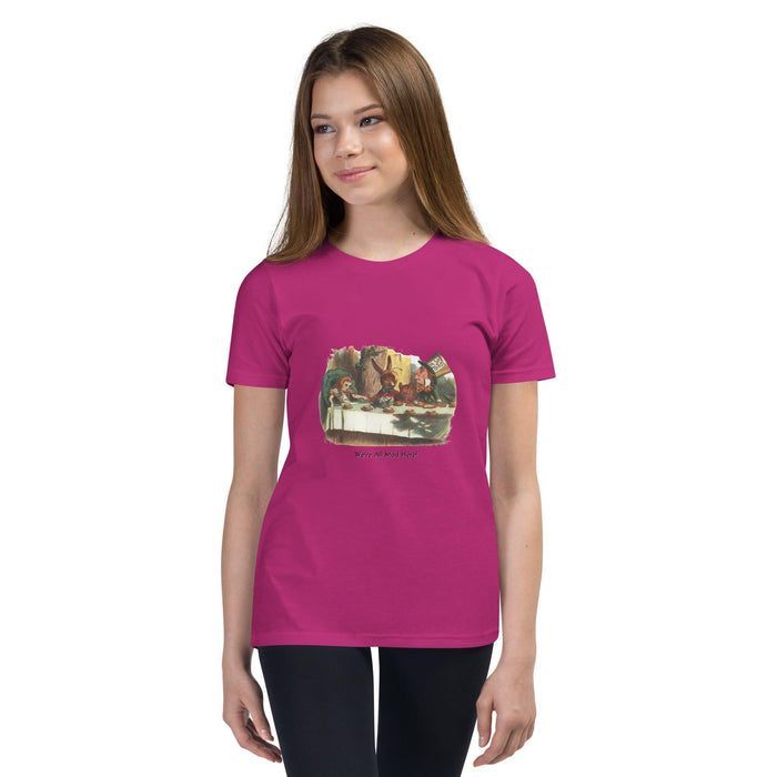 Alice in Wonderland - Mad Tea Party - Youth Short Sleeve T-Shirt - Whippie's