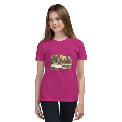 Alice in Wonderland - Mad Tea Party - Youth Short Sleeve T-Shirt - Whippie's