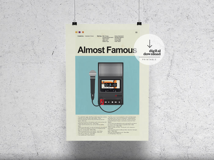Almost Famous | DIGITAL ARTWORK DOWNLOAD