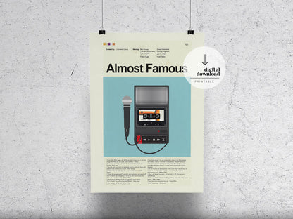 Almost Famous | DIGITAL ARTWORK DOWNLOAD