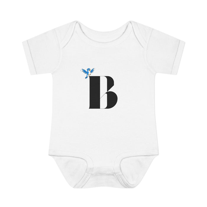 Alphabet Adventures: Letter B - Beautiful Bluebird Baby Onesie B is for Beautiful Bluebird! - Whippie's