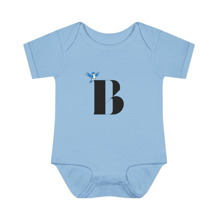 Alphabet Adventures: Letter B - Beautiful Bluebird Baby Onesie B is for Beautiful Bluebird! - Whippie's