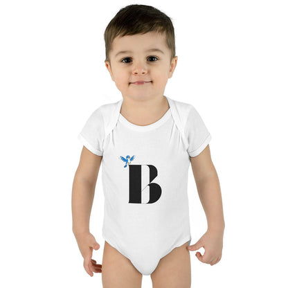 Alphabet Adventures: Letter B - Beautiful Bluebird Baby Onesie B is for Beautiful Bluebird! - Whippie's