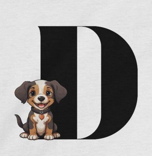 Alphabet Adventures: Letter D - Dog Youth T-Shirt - Whippie's