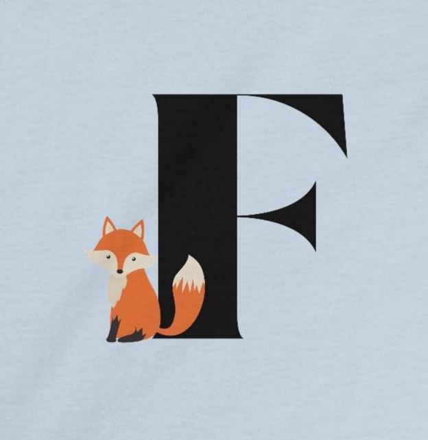 Alphabet Adventures: Letter F - Fox Youth T-Shirt - Whippie's