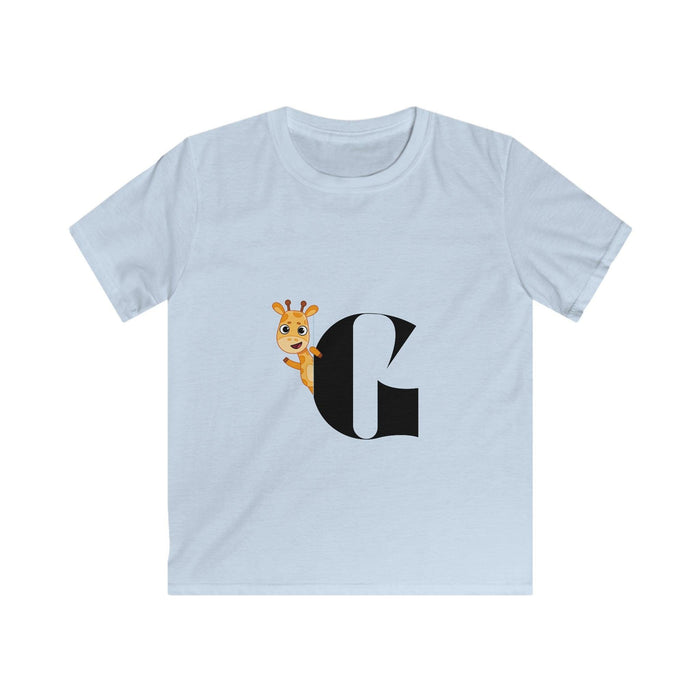 Alphabet Adventures: Letter G - Giraffe Youth T-Shirt - Whippie's