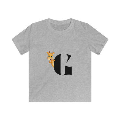 Alphabet Adventures: Letter G - Giraffe Youth T-Shirt - Whippie's