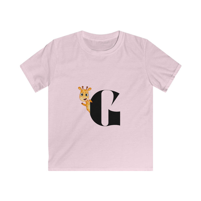 Alphabet Adventures: Letter G - Giraffe Youth T-Shirt - Whippie's
