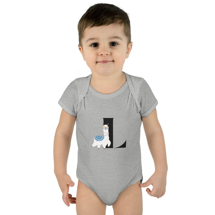 Alphabet Adventures: Letter L - Llama Baby Onesie L is for Llama Lovin' - Whippie's