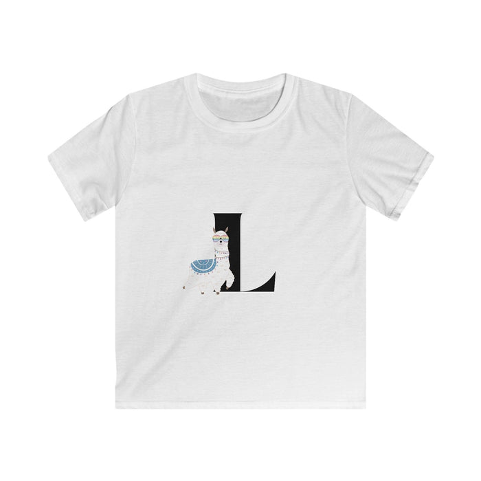 Alphabet Adventures: Letter L- Llama Youth T-Shirt - Whippie's