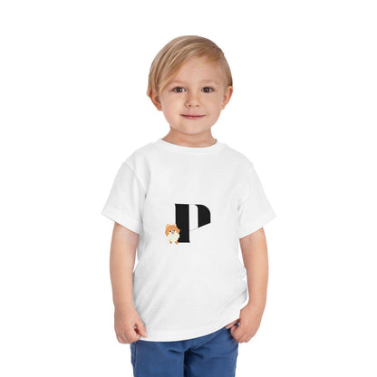Alphabet Adventures: Letter P - Pomeranian Dog Toddler T-shirt - Whippie's