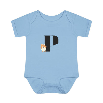Alphabet Adventures: Letter P - Precious Pomeranian Baby Onesie P is for Precious Pomeranian! - Whippie's
