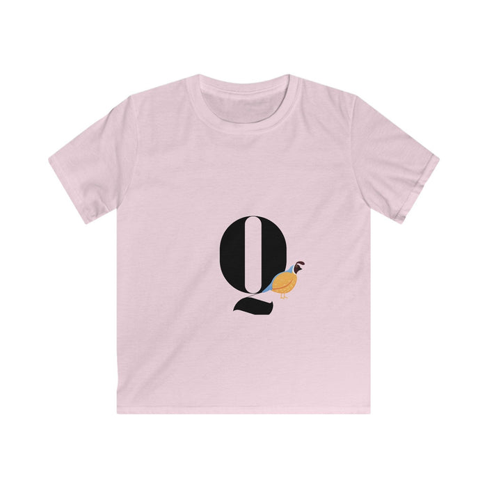 Alphabet Adventures: Letter Q - Quail Youth T-Shirt - Whippie's