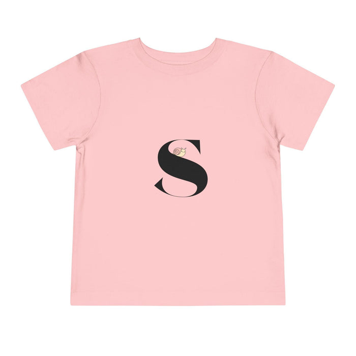 Alphabet Adventures: Letter S - Snail Toddler T-shirt - Whippie's
