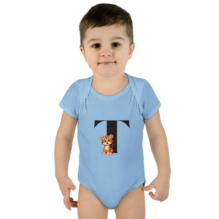 Alphabet Adventures: Letter T - Terrific Tiger Baby Onesie T is for Terrific Tiger! - Whippie's