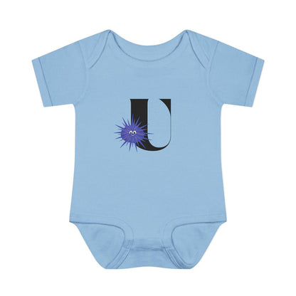 Alphabet Adventures: Letter U - Unforgettable Urchin Baby Onesie U is for Unforgettable Urchin! - Whippie's