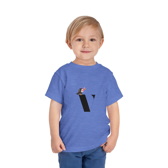 Alphabet Adventures: Letter V - Vulture Toddler T-shirt - Whippie's