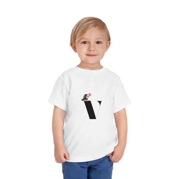 Alphabet Adventures: Letter V - Vulture Toddler T-shirt - Whippie's