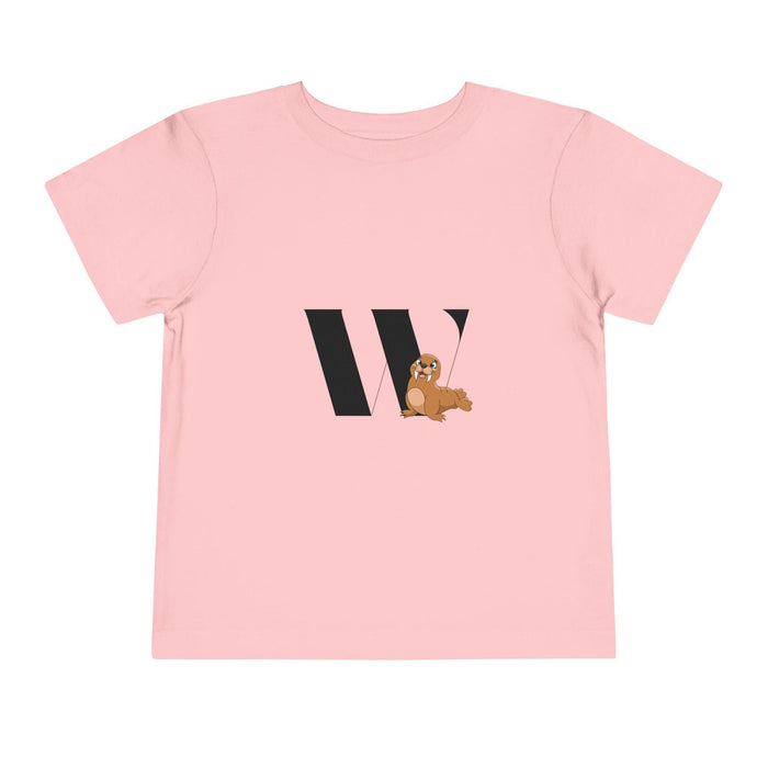 Alphabet Adventures: Letter W - Walrus Toddler T-shirt - Whippie's