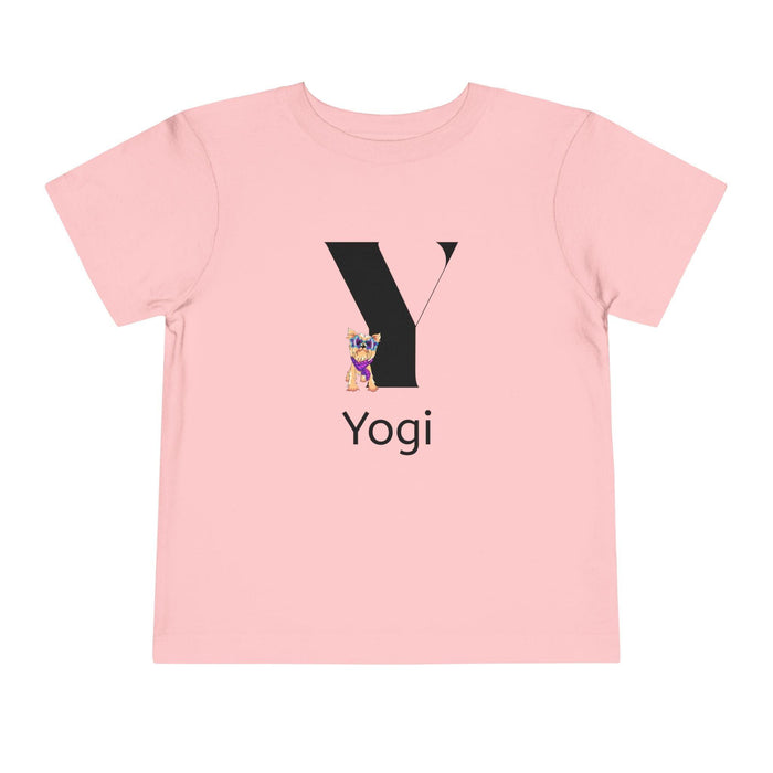 Alphabet Adventures: Letter Y - Yappy Yorkie Toddler Tee - Personalizable - Whippie's