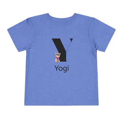 Alphabet Adventures: Letter Y - Yappy Yorkie Toddler Tee - Personalizable - Whippie's