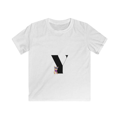 Alphabet Adventures: Letter Y - Yorkie Youth T-Shirt - Whippie's