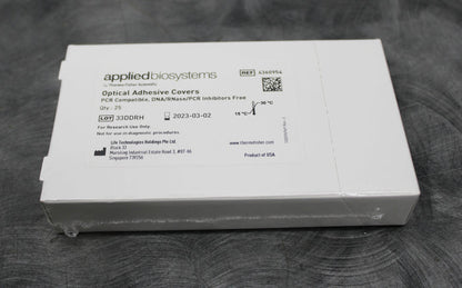 Applied Biosystems 4360954 Optical Adhesive Covers PCR Compatible 25 p/Pack