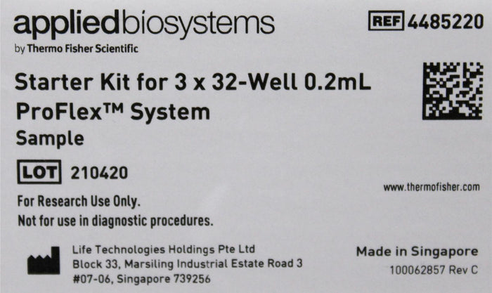 Applied Biosystems 4485220 Starter Kit for 3 x 32-Well 0.2mL ProFlex System