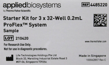 Applied Biosystems 4485220 Starter Kit for 3 x 32-Well 0.2mL ProFlex System