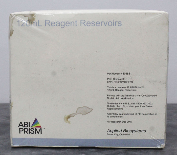 Applied Biosystems PRISM 6700 120mL Reagent Reservoirs