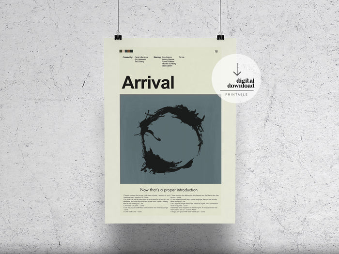Arrival | DIGITAL ARTWORK DOWNLOAD