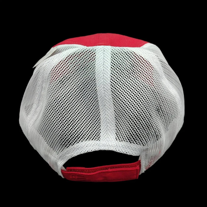 This is the back side of this red hat