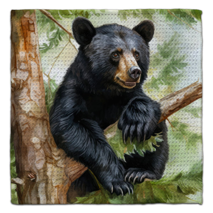 Bear (1) In Tree Eco-Friendly Washcloth - CJ Bella Co.