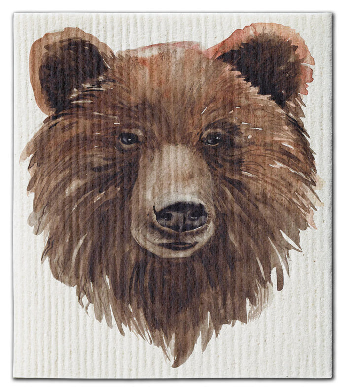 Bear Face Swedish Dishcloth